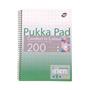 Wire bound excercise book, A4, lined, 100 sheets, PUKKA PAD 